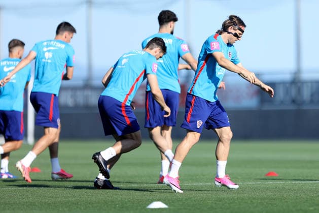 Croatia training session - Day 5 Luka Modric wore a protective face mask during his first training session with Croatia at Stadion Rujevica in Rijeka, Croatia, on May 29, 2026, after joining the national team, Nationalteam camp ahead of friendly matches against Belgium and Slovenia.  NelxPavletic PIXSELL