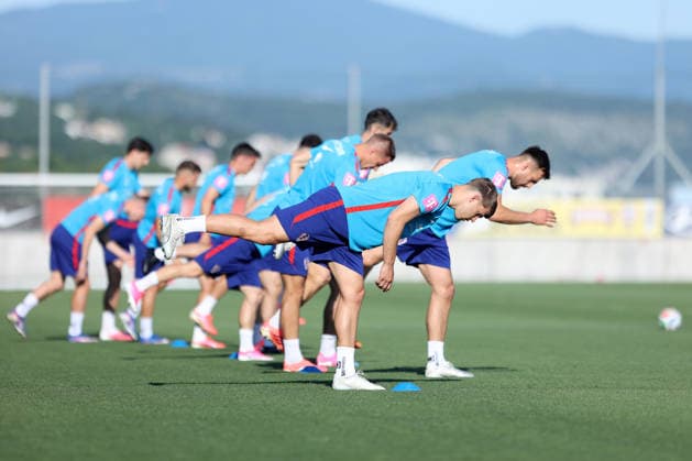 Croatia training session - Day 5 Luka Vuskovic of Croatia during a training session at Rujevica Stadium in Rijeka, Croatia, on May 29, 2026. The Croatian national football team is holding a pre-World Cup training camp ahead of friendly matches against Belgium and Slovenia.  NelxPavletic PIXSELL