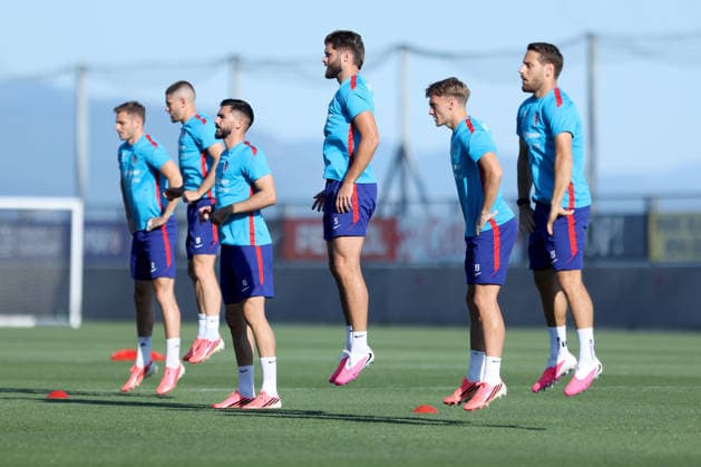 Croatia training session - Day 5 Josip Sutalo, Duje Caleta Car, Toni Fruk and Nikola Vlasic of Croatia during a training session at Rujevica Stadium in Rijeka, Croatia, on May 29, 2026. The Croatian national football team is holding a pre-World Cup training camp ahead of friendly matches against Belgium and Slovenia.  NelxPavletic PIXSELL