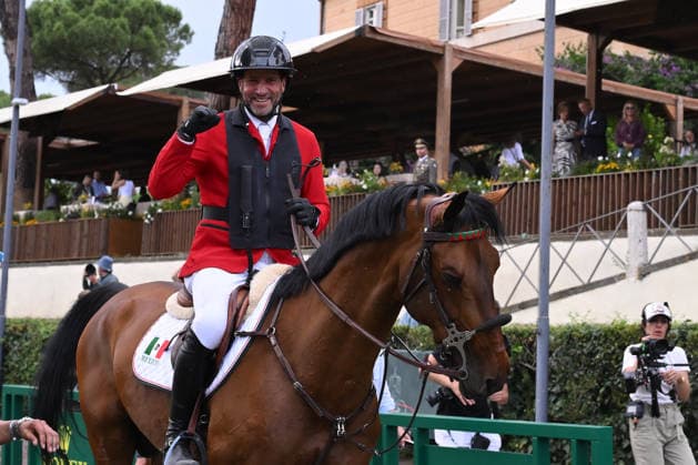 IPA85168600 - Patricio PASQUEL (MEX) and CHAKKALOU PS wins the jump-off against Germany during the 93rd CSIO Roma 2026 Competition No. 5 - NATIONS CUP INTESA SANPAOLO Two rounds competition - h. 160 Prize Money: 220,000 Ä on May 29, 2026 at Piazza di Siena in Rome, Italy.  Copyright: xDomenicoxCippitelli IPAxSportx xx 85168600