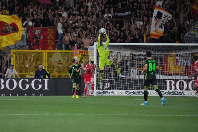 Parata di Demba Thiam dell AC Monza durante la partita tra Monza e Catanzaro, del Campionato italiano di calcio Serie BKT 2025 2026, Venerdi 29 Maggio 2026, - calcio ( Photo by Alessio Morgese LaPresse )  Copyright: xAlessioxMorgesex xLaPressex