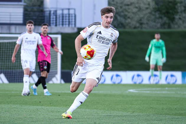 Real Madrid Castilla vs. CE Sabadell, on the playoff matchday of the 2025 26 Primera Federacion (Third Division of Spain) May 29, 2026, Madrid, Spain: Cesar Palacios during the Primera Division championship football match between Real Madrid Castilla and CD Sabadell on 29 May 2026 at Estadio Alfredo Di Stefano in Madrid, Spain. Madrid Madrid Spain *** Real Madrid Castilla vs CE Sabadell, on the playoff matchday of the 2025 26 Primera Federacion Third Division of Spain May 29, 2026, Madrid, Spain Cesar Palacios during the Primera Division championship football match between Real Madrid Castilla and CD Sabadell on 29 May 2026 at Estadio Alfredo Di Stefano in Madrid, Spain Madrid Madrid Madrid Spain Copyright: xAlejandroxMatiasx
