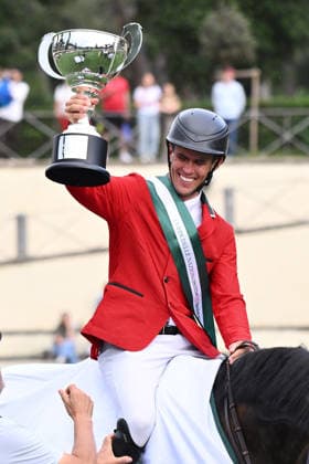 EQUITATION - International Equitation - Piazza di Siena - 93rd CSIO of Rome 2026 Photo by IPA ABACAPRESS.COM85168701 - Fernando MARTINEZ SOMMER (MEX) and JOEP with the Mexico Team wins the 93rd CSIO Roma 2026 Competition No. 5 - NATIONS CUP INTESA SANPAOLO Two rounds competition - h. 160 Prize Money: 220,000 Ä on May 29, 2026 at Piazza di Siena in Rome, Italy. Rome Italy  Copyright: xIPAxSport ABACAx