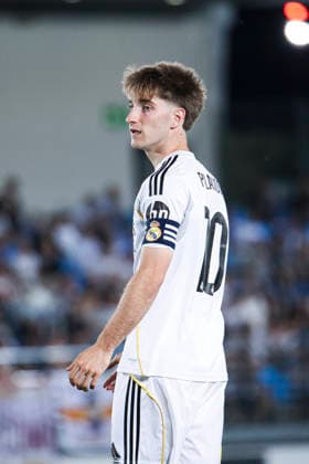 Real Madrid Castilla vs. CE Sabadell, on the playoff matchday of the 2025 26 Primera Federacion (Third Division of Spain) May 29, 2026, Madrid, Spain: Cesar Palacios during the Primera Division championship football match between Real Madrid Castilla and CD Sabadell on 29 May 2026 at Estadio Alfredo Di Stefano in Madrid, Spain. Madrid Madrid Spain *** Real Madrid Castilla vs CE Sabadell, on the playoff matchday of the 2025 26 Primera Federacion Third Division of Spain May 29, 2026, Madrid, Spain Cesar Palacios during the Primera Division championship football match between Real Madrid Castilla and CD Sabadell on 29 May 2026 at Estadio Alfredo Di Stefano in Madrid, Spain Madrid Madrid Madrid Spain Copyright: xAlejandroxMatiasx