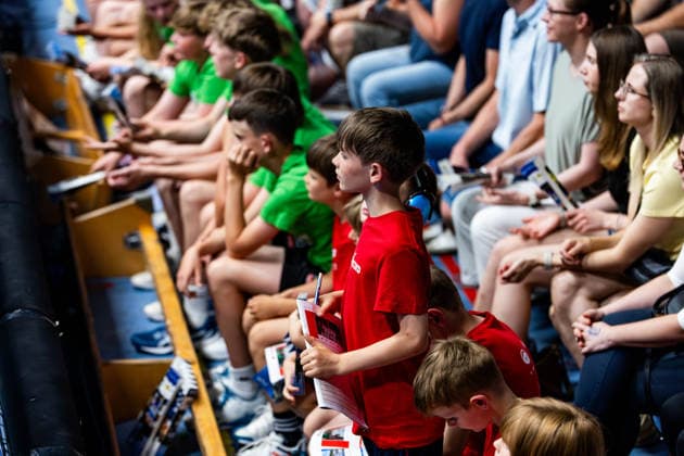 29.05.2026, GER, Handball, Maenner, Saison 25 26, Daikin 1.Bl, 30.Spieltag, ThSV Eisenach - Fuechse Berlin Einlaufkinder 99817 Eisenach Werner-Assmann-Halle Am Sportp Thueringen Deutschland