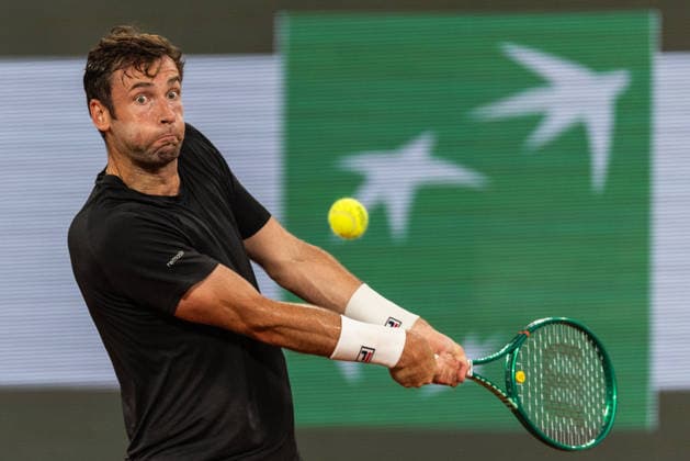 2026 French Open - Day Six Quentin Halys competes in his men s singles match against Alexander Zverev on day 6 of the French Open tennis tournament on Court Philippe Chatrier at the Roland-Garros Complex in Paris, France. Paris France  Copyright: xIbrahimxEzzatx originalFilename:ezzat-notitle260529_npYcR.jpg