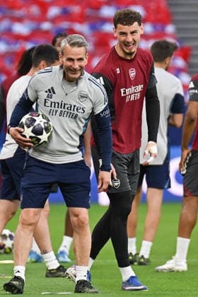 BUDAPEST, HUNGARY - MAY 29: General view during the training session one day ahead of the UEFA Champions League 2026 Final between Paris Saint-Germain and Arsenal at Puskas Arena on May 29, 2026 in Budapest, Hungary.  Copyright: xVCGx 111644957141