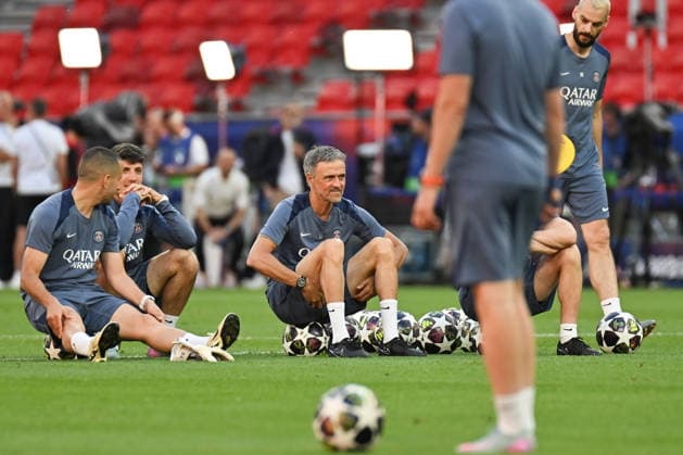 BUDAPEST, HUNGARY - MAY 29: General view during the training session one day ahead of the UEFA Champions League 2026 Final between Paris Saint-Germain and Arsenal at Puskas Arena on May 29, 2026 in Budapest, Hungary.  Copyright: xVCGx 111644941899