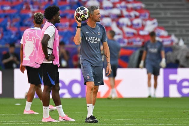 BUDAPEST, HUNGARY - MAY 29: General view during the training session one day ahead of the UEFA Champions League 2026 Final between Paris Saint-Germain and Arsenal at Puskas Arena on May 29, 2026 in Budapest, Hungary.  Copyright: xVCGx 111644941851