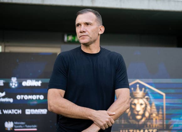 Ultimate Legends Night Exhibition Football Match. Andriy Shevchenko is seen during the Ultimate Legends Night, Poland vs Rest of the World, a friendly exhibition football match featuring international legends in Wroclaw, Poland, on May 27, 2026. The game at Tarczynski Arena brings together former soccer stars. Wroclaw Poland  Copyright: xMarcinxGolbax originalFilename:golba-ultimate260527_npOZZ.jpg