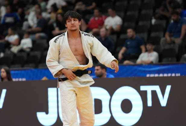 JUDO - EJU Junior European Cup GRAZ,AUSTRIA,30.MAY.26 - JUDO - EJU Junior European Cup. Image shows Akraman Gabraliyev (AUT).  GEPAxpictures xMichaelxRiedler