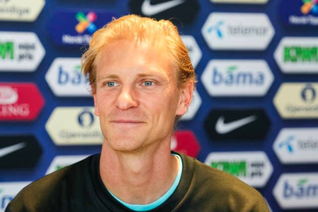 National football team press conference Oslo 20260530 Morten Thorsby during a press conference at Ullevaal Stadium ahead of the international match against Sweden Photo Beate Oma Dahle NTB Oslo Norway EDITORIAL USE ONLY RESTRICTED USE FOR BETTING COMPANIES  Copyright: xBeatexOmaxDahlex xNTBx