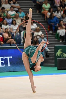 IPA85176349 - HARNASKO Alina (BLR) during European Championships in Rhythmic gymnastics, Rhythmische Sportgymnastik, RSG Gymnastics in Varna, Bulgaria, May 30 2026  Copyright: xFilippoxTomasi IPAxSportx xx 85176349