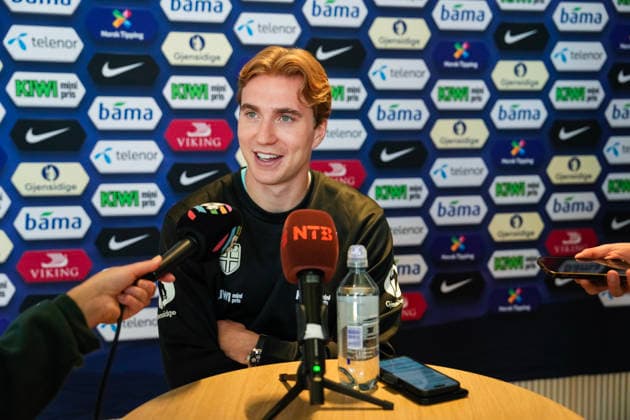 National football team press conference Oslo 20260530 Kristian Thorstvedt during a press conference at Ullevaal Stadium ahead of the international match against Sweden Photo Beate Oma Dahle NTB Oslo Norway EDITORIAL USE ONLY RESTRICTED USE FOR BETTING COMPANIES  Copyright: xBeatexOmaxDahlex xNTBx