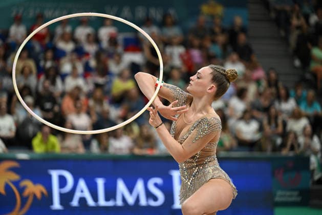 IPA85176852 - DRAGAS Tara (ITA) during European Championships in Rhythmic gymnastics, Rhythmische Sportgymnastik, RSG Gymnastics in Varna, Bulgaria, May 30 2026  Copyright: xFilippoxTomasi IPAxSportx xx 85176852