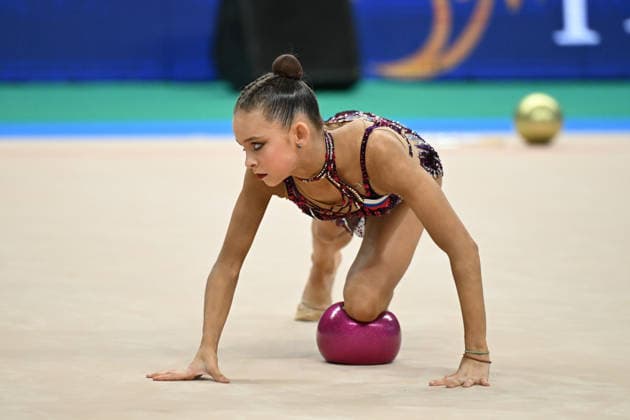 IPA85176995 - ILTERIAKOVA Sofiia (RUS) during European Championships in Rhythmic gymnastics, Rhythmische Sportgymnastik, RSG Gymnastics in Varna, Bulgaria, May 30 2026  Copyright: xFilippoxTomasi IPAxSportx xx 85176995