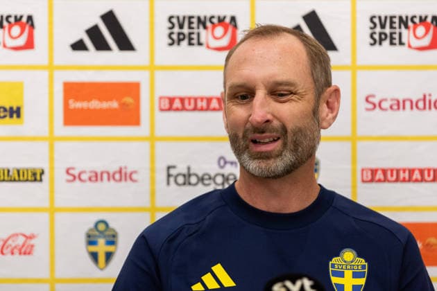 260530 Assistant coach Andreas Georgson of the Swedish national football team during a press event on May 30, 2026 in Stockholm. Photo: Axel Boberg BILDBYRAN COP 258 AX0106 fotboll football soccer fotball landskamp sverige sweden sverige a FIFA World Cup, WM, Weltmeisterschaft, Fussball vm bbeng Copyright: AXELxBOBERG BB260530AX012