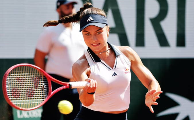 TENNIS - French Open 2026 PARIS,FRANCE,30.MAY.26 - TENNIS - WTA, Tennis Damen Tour, French Open, Roland Garros, Grand Slam. Image shows Iva Jovic (USA).  GEPAxpictures xMatthiasxHauer