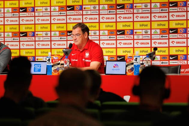 Jerzy Urban seen during Official press conference, PK, Pressekonferenz and training of Poland National football team before Friendly match game against Ukraine (Ernest Kolodziej Ball Raw Images) Wroclaw Tarczynski Arena Poland Copyright: xErnestxKolodziejx ernestkolodziej_poland_conference_2526_OL_5075