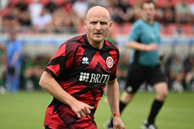 30.05.2026, xsvx, Fussball Langholz Cup 2026, v.l. Alf Mintzel Wiesbaden
