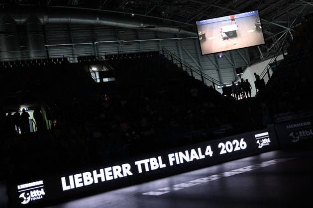 Illustrative image: Liebherr TTBL Final4 during the semifinal matches Borussia Düsseldorf TTC Schwalbe of the Liebherr TTBL Final4 at the Süwag Energie ARENA on May 30, 2026, in Frankfurt, Germany Copyright: JoaquimxFerreira