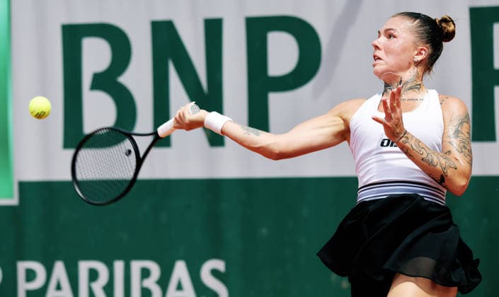 TENNIS - French Open 2026 PARIS,FRANCE,30.MAY.26 - TENNIS - WTA, Tennis Damen Tour, French Open, Roland Garros, Grand Slam. Image shows Oleksandra Oliynykova (UKR).  GEPAxpictures xMatthiasxHauer