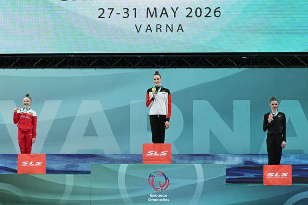 IPA85179903 - EChVARNA captured at Palace of Culture and Sports, Varna on 30.May.2026 by Filippo Tomasi Photography during European Championships in Rhythmic gymnastics, Rhythmische Sportgymnastik, RSG Gymnastics in Varna, Bulgaria, May 30 2026  Copyright: xFilippoxTomasi IPAxSportx xx 85179903