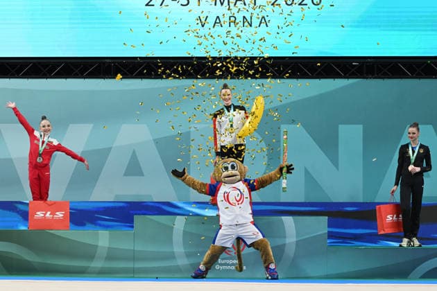 IPA85179909 - EChVARNA captured at Palace of Culture and Sports, Varna on 30.May.2026 by Filippo Tomasi Photography during European Championships in Rhythmic gymnastics, Rhythmische Sportgymnastik, RSG Gymnastics in Varna, Bulgaria, May 30 2026  Copyright: xFilippoxTomasi IPAxSportx xx 85179909