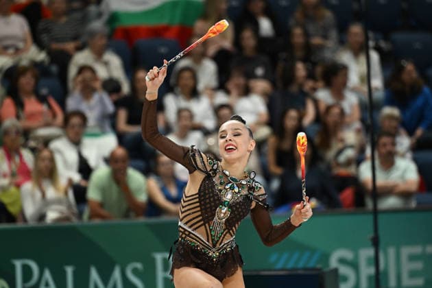 IPA85179911 - BORISOVA Mariia (RUS) during European Championships in Rhythmic gymnastics, Rhythmische Sportgymnastik, RSG Gymnastics in Varna, Bulgaria, May 30 2026  Copyright: xFilippoxTomasi IPAxSportx xx 85179911