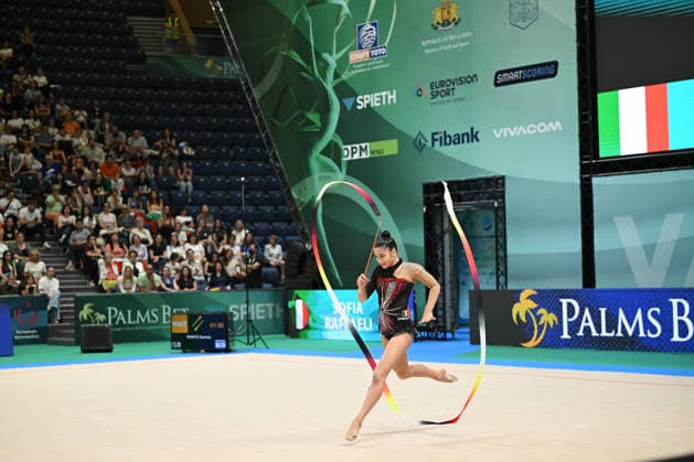 IPA85179913 - RAFFAELI Sofia (ITA) during European Championships in Rhythmic gymnastics, Rhythmische Sportgymnastik, RSG Gymnastics in Varna, Bulgaria, May 30 2026  Copyright: xFilippoxTomasi IPAxSportx xx 85179913