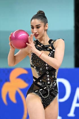 IPA85179920 - BREZALIEVA Eva (BUL) during European Championships in Rhythmic gymnastics, Rhythmische Sportgymnastik, RSG Gymnastics in Varna, Bulgaria, May 30 2026  Copyright: xFilippoxTomasi IPAxSportx xx 85179920