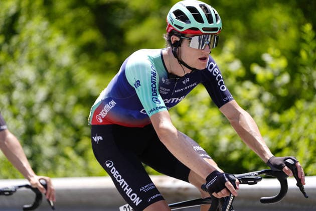 Austria™s Felix Gall of Decathlon CMA CGM Team during Stage 20 of the Giro d™Italia, from Gemona del Friuli to Piancavallo, Italy, Saturday,May 30, 2026.  Copyright: xFabioxFerrarix xLaPressex