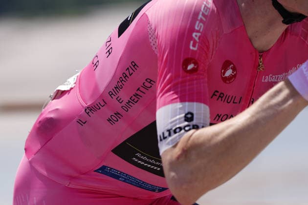 Denmark™s Jonas Vingegaard Hansen of Team Visma Lease A Bike (Pink jersey) during Stage 20 of the Giro d™Italia, from Gemona del Friuli to Piancavallo, Italy, Saturday,May 30, 2026.  Copyright: xFabioxFerrarix xLaPressex