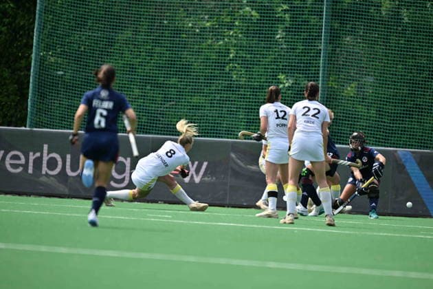 RECORD DATE NOT STATED Bonn, Hockey Final4, Finale, damen, mhc - hthc, Deutsche Feldhockey Meisterschaft 2026 30.05.2026, ecke lauta saenger, letzte chance hthc bonn Nordrheinwestfalen Deutschland