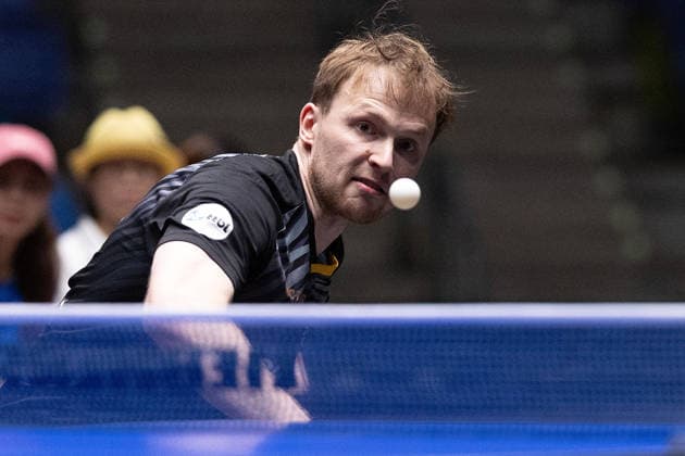 Benedikt Duda (GER, TTC Schwalbe Bergneustadt) in action during the semifinal matches Borussia Düsseldorf TTC Schwalbe of the Liebherr TTBL Final4 at the Süwag Energie ARENA on May 30, 2026, in Frankfurt, Germany Copyright: JoaquimxFerreira