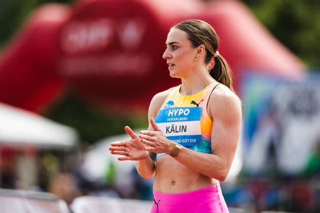 51. Hypomeeting, Goetzis (AT), 30.05.2026 GOETZIS, SWITZERLAND - MAY 30: Annik KAELIN of Switzerland reacts after the 100 m hurdles of the womens heptathlon at the 51. Hypomeeting, Goetzis (AT) on May 30, 2026 in Goetzis, Switzerland. Copyright: xBEAUTIFULxSPORTS UlfxSchillerx