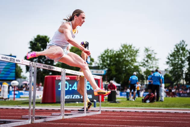 51. Hypomeeting, Goetzis (AT), 30.05.2026 GOETZIS, SWITZERLAND - MAY 30: Annik KAELIN of Switzerland prepares for the 100 m hurdles of the womens heptathlon at the 51. Hypomeeting, Goetzis (AT) on May 30, 2026 in Goetzis, Switzerland. Copyright: xBEAUTIFULxSPORTS UlfxSchillerx