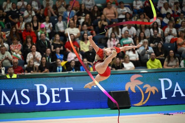 OTHER - Gymnastics - European Championships in Rhythmic gymnastics, Rhythmische Sportgymnastik, RSG Photo by IPA ABACAPRESS.COM85179927 - DRAGAS Tara (ITA) during European Championships in Rhythmic Gymnastics, Gymnastics in Varna, Bulgaria, May 30 2026 Varna Bulgaria  Copyright: xIPAxSport ABACAx