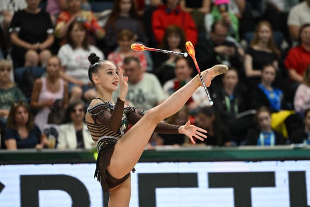 OTHER - Gymnastics - European Championships in Rhythmic gymnastics, Rhythmische Sportgymnastik, RSG Photo by IPA ABACAPRESS.COM85179918 - BORISOVA Mariia (RUS) during European Championships in Rhythmic Gymnastics, Gymnastics in Varna, Bulgaria, May 30 2026 Varna Bulgaria  Copyright: xIPAxSport ABACAx