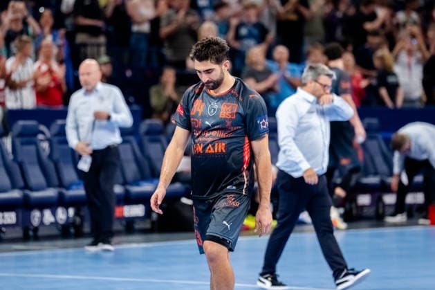 Hamburg 30.05.2026, Handball, Herren, EHF European League Men 2025 26, Halbfinale, Montpellier Handball - THW Kiel David Balaguer (Montpellier Handball, 34) läuft nach Spielende enttäuscht übers Spielfeld