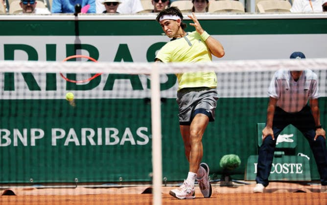 TENNIS - French Open 2026 PARIS,FRANCE,30.MAY.26 - TENNIS - ATP, Tennis Herren World Tour, French Open, Roland Garros, Grand Slam. Image shows Francisco Comesana (ARG).  GEPAxpictures xMatthiasxHauer