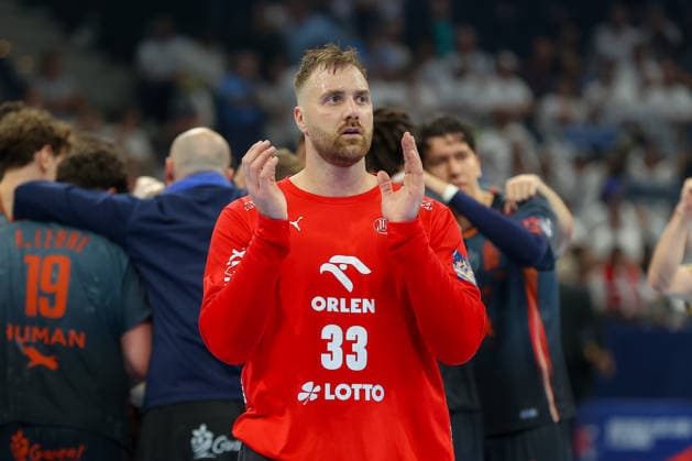 30.05.2026 ,xgox, Handball - EHF European League Halbfinale Montpellier Handball - THW Kiel emspor, v.l. Andreas Wolff (Kiel, 33) Jubel ueber den Sieg, Jubel nach Spielende Hamburg