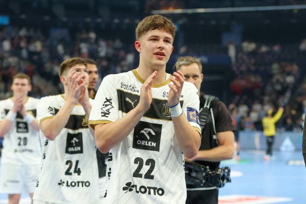 30.05.2026 ,xgox, Handball - EHF European League Halbfinale Montpellier Handball - THW Kiel emspor, v.l. Rasmus Ankermann (Kiel, 22) Jubel ueber den Sieg, Jubel nach Spielende Hamburg