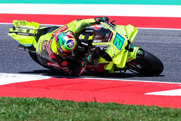 MOTORS - MotoGP - Italian Grand Prix Photo by IPA ABACAPRESS.COM85182180 - Franco Morbidelli of Italy and Pertamina Enduro VR46 Racing Team seen during MotoGP GP7 Brembo Grand Prix of Italy - Qualifing at Mugello Circuit in Scarperia e San Piero, Italy Mugello Italy  Copyright: xIPAxSport ABACAx