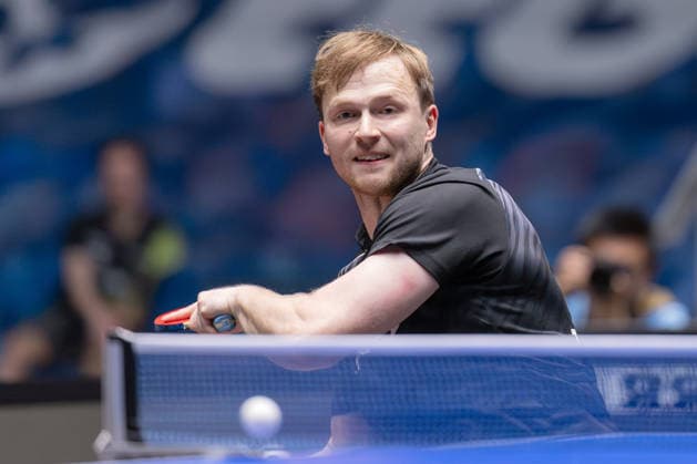 Borussia Düsseldorf und TTC Schwalbe Bergneustadt, Liebherr TTBL-Halbfinalspiel 2026 Benedikt Duda (TTC Schwalbe Bergneustadt). Liebherr TTBL Final4 2026, erstes Halbfinale zwischen Borussia Düsseldorf und TTC Schwalbe Bergneustadt am 30. Mai 2026 in der Süwag Energie ARENA in Frankfurt am Main., Frankfurt am Main Hessen Deutschland Süwag Energie ARENA