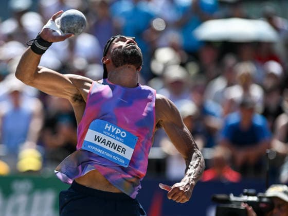 ATHLETICS - Hypomeeting Goetzis 2026 GOETZIS,AUSTRIA,30.MAY.26 - ATHLETICS - World Athletics Combined Events Tour, Hypomeeting, decathlon, shot put. Image shows Damian Warner (CAN).  GEPAxpictures xOliverxLerch