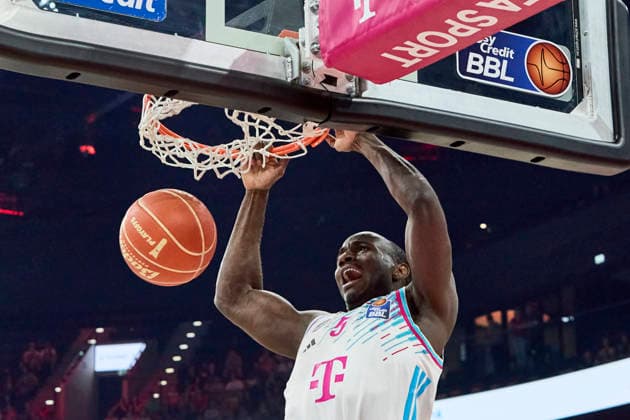 Deutsche Basketball Bundesliga (BBL), FC Bayern München Basketball vs TELEKOM BASKETS Bonn, München FC Bayern Basketball, Bonn TELEKOM BASKETS, 2026-05-30 in München (SAP Garden) BIRTS Tylan (TELEKOM BASKETS Bonn Small Forward (SF) Nr5- BON5) sportworld München SAP Garden Bayern Deutschland