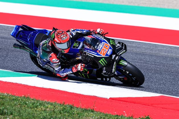 MOTORS - MotoGP - Italian Grand Prix Photo by IPA ABACAPRESS.COM85182154 - Fabio Quartararo of France and Monster Energy Yamaha MotoGP seen during MotoGP GP7 Brembo Grand Prix of Italy - Qualifing at Mugello Circuit in Scarperia e San Piero, Italy Mugello Italy  Copyright: xIPAxSport ABACAx