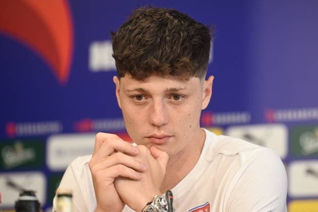 Ladislav Krejci of Czech Republic attends the press conference, PK, Pressekonferenz prior to the friendly soccer match Czech Republic vs Kosovo, Prague, Czech Republic, May 30, 2026. (CTKxPhoto MichaelaxRihova) CTKPhotoP2026053002984  CTKPhotoP2026053002984