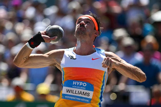 ATHLETICS - Hypomeeting Goetzis 2026 GOETZIS,AUSTRIA,30.MAY.26 - ATHLETICS - World Athletics Combined Events Tour, Hypomeeting, decathlon, shot put. Image shows Harrison Williams (USA).  GEPAxpictures xOliverxLerch